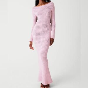 Frankies Bikinis X Guizio crotchet maxi dress